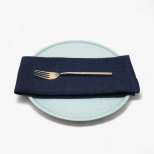 blue napkin